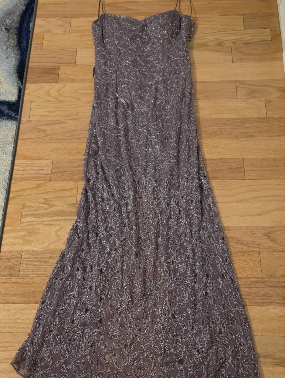 Lavender Beaded Dress